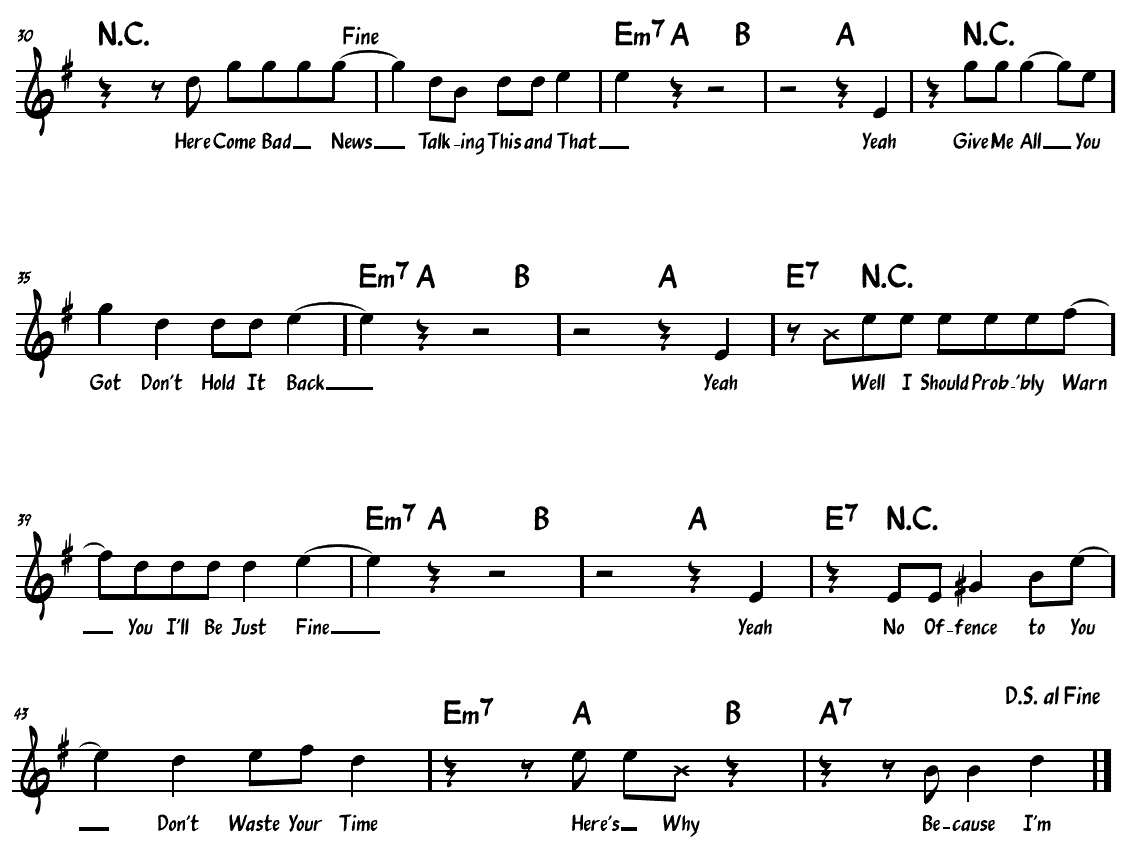 Sheet Music